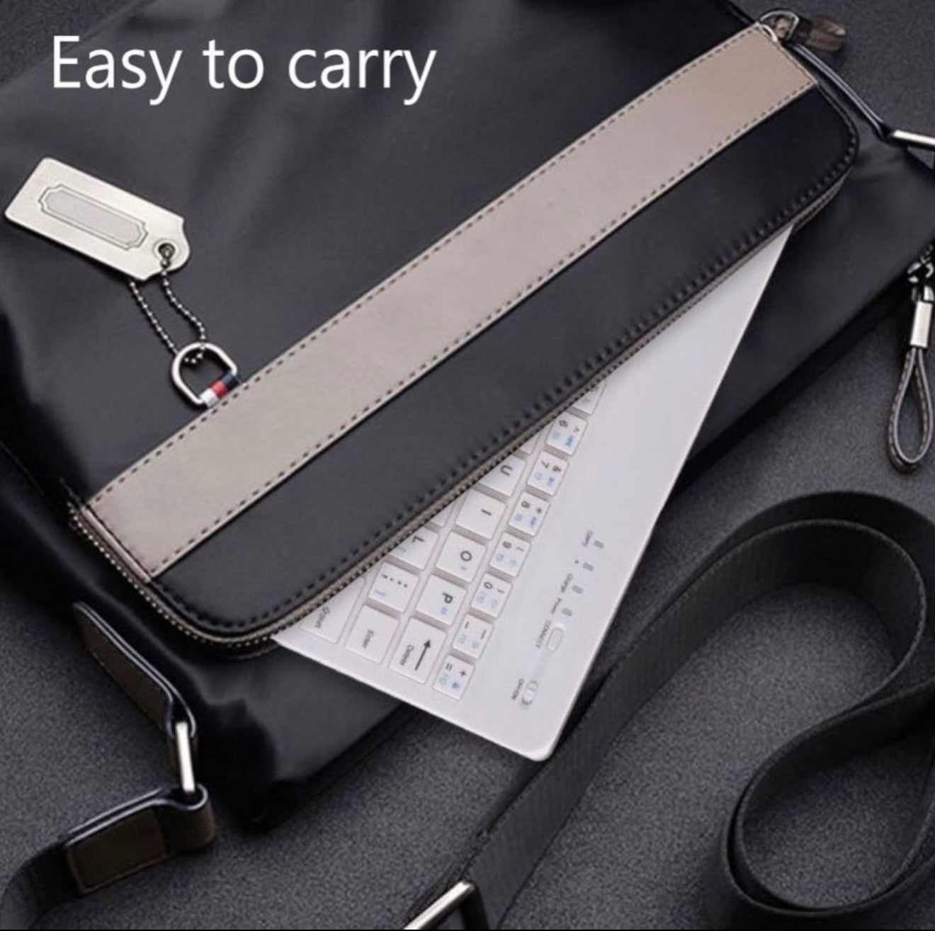 Clavier sans fil Bluetooth ultra-fin Farfi pour iPad, téléphone, tablette