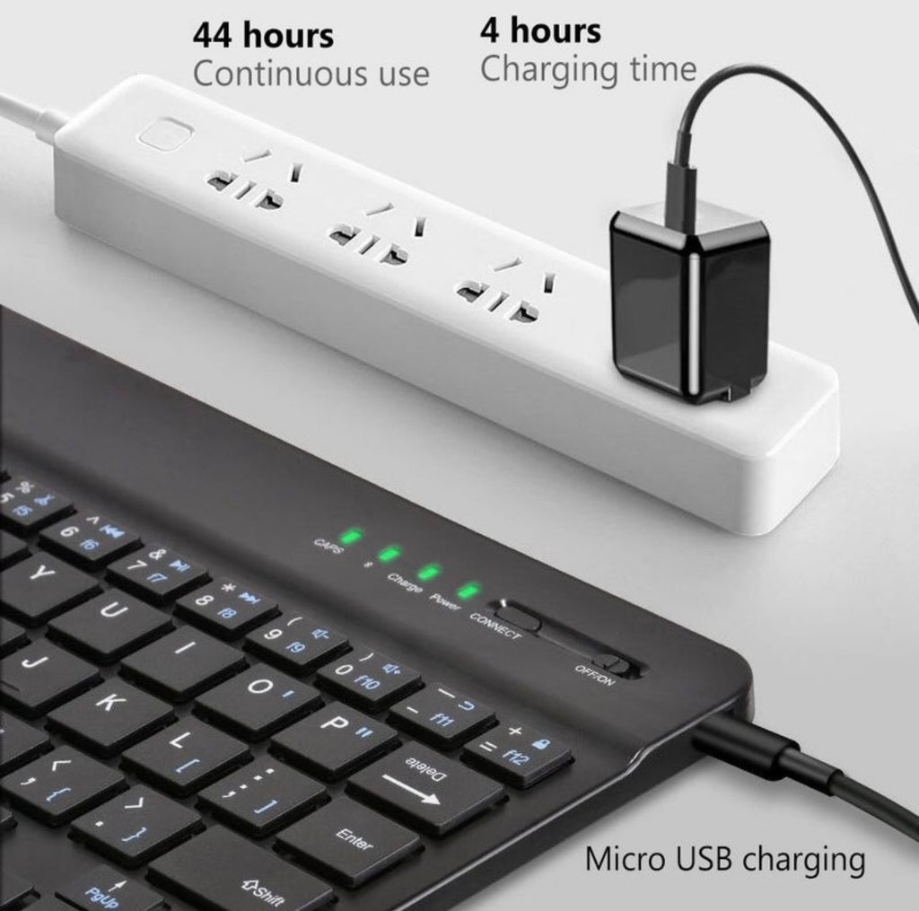 Clavier sans fil Bluetooth ultra-fin Farfi pour iPad, téléphone, tablette